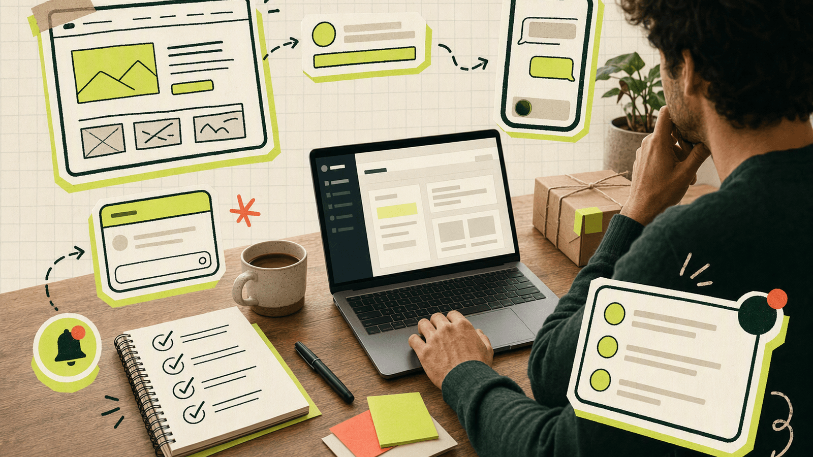 Founder prepares a Knocket install checklist with website login, brand notes, and support hours before adding live chat.